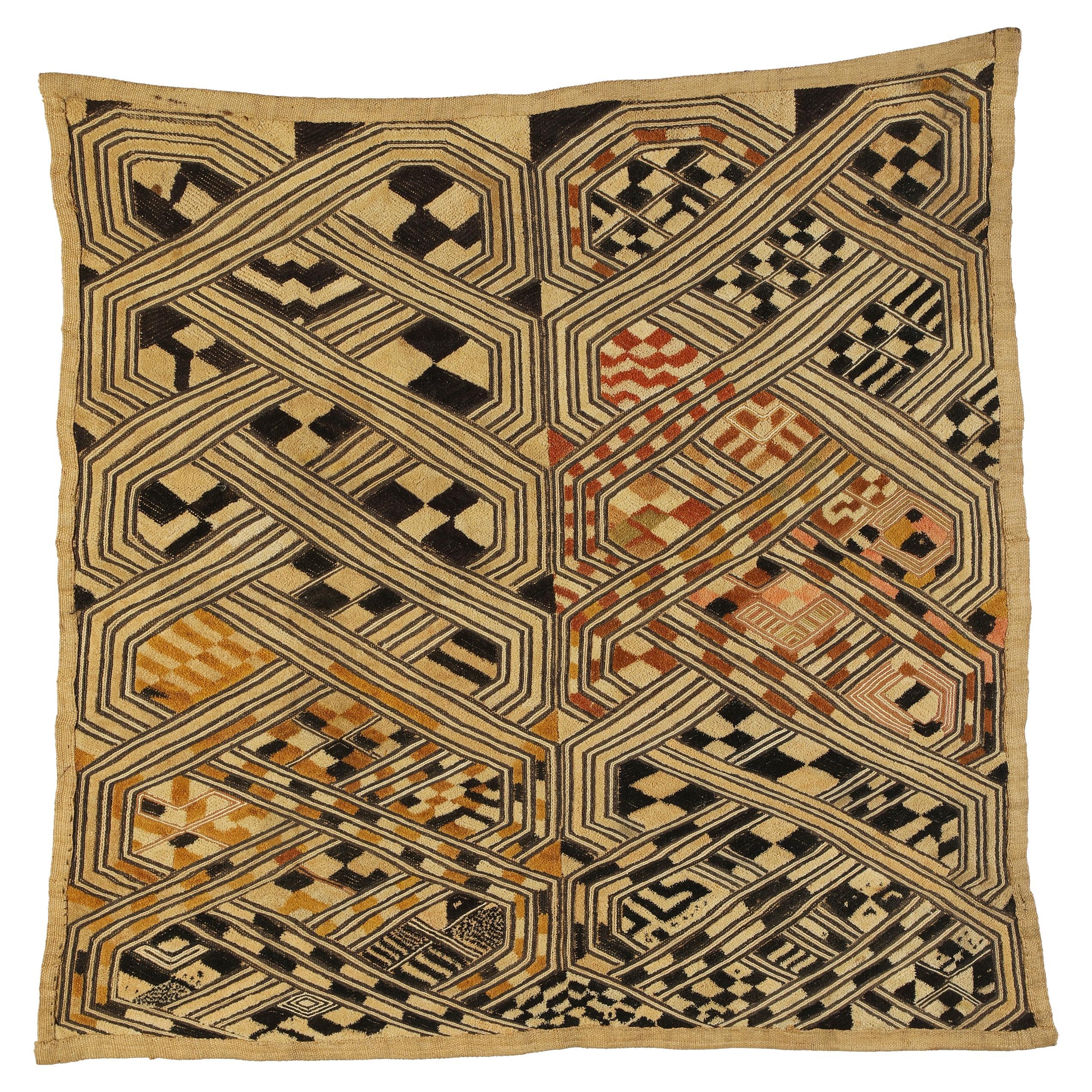 Kuba Shoowa Textile  20th Century For Sale