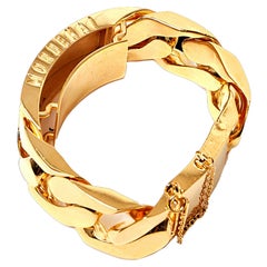 Bracciale Kuban Chain Raised ID 'Oro Bianco