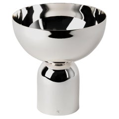 Kubbe Bowl, Varnished Silver-Nickel Plated Silverware by AVLU