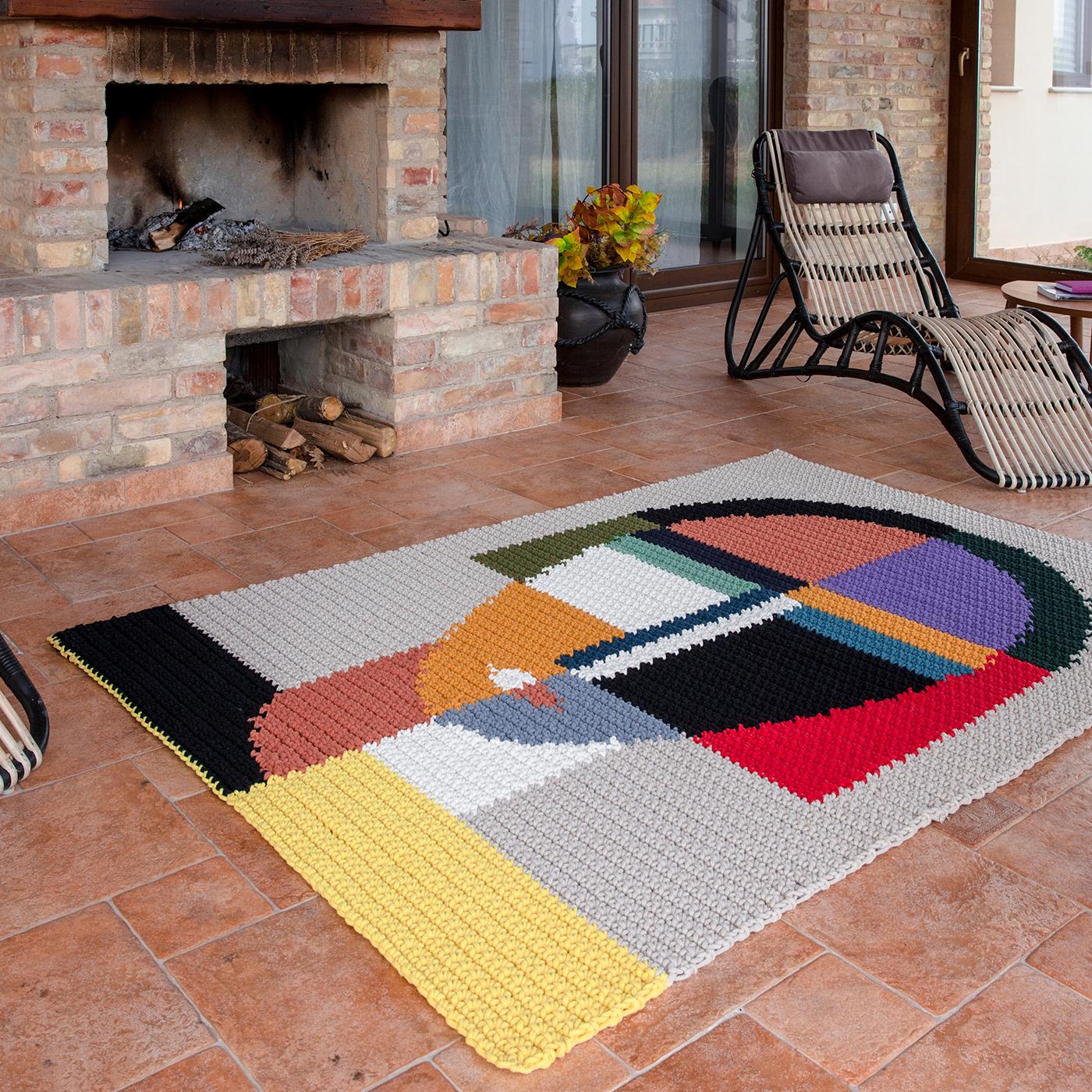 Kubel Head Rug (Italienisch)