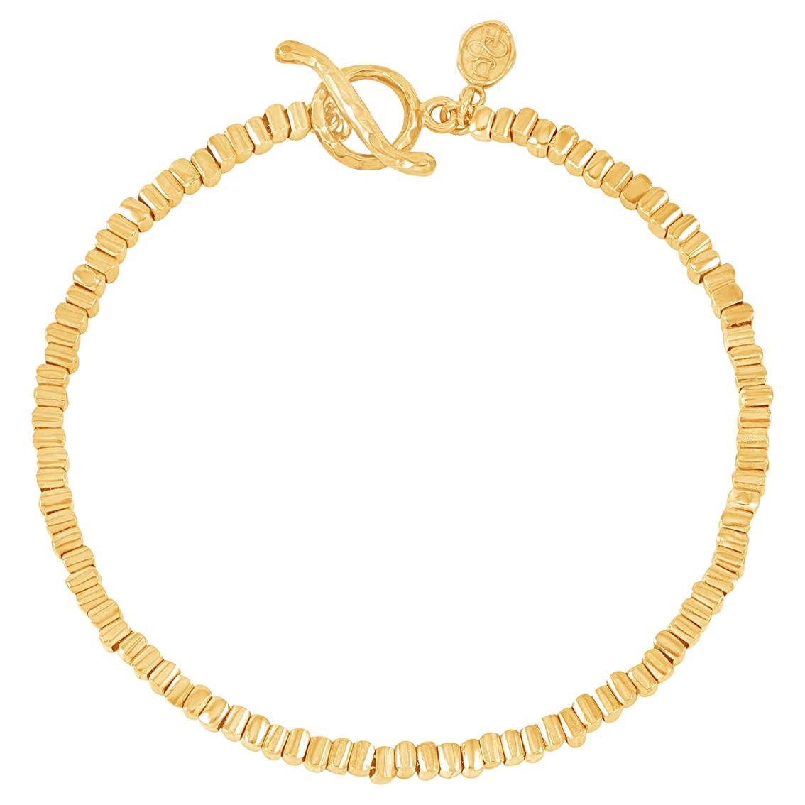 Kubes Nomad Bracelet In Gold Vermeil For Sale