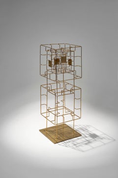 Kubkub Scultura in ottone di Eric de Dormael