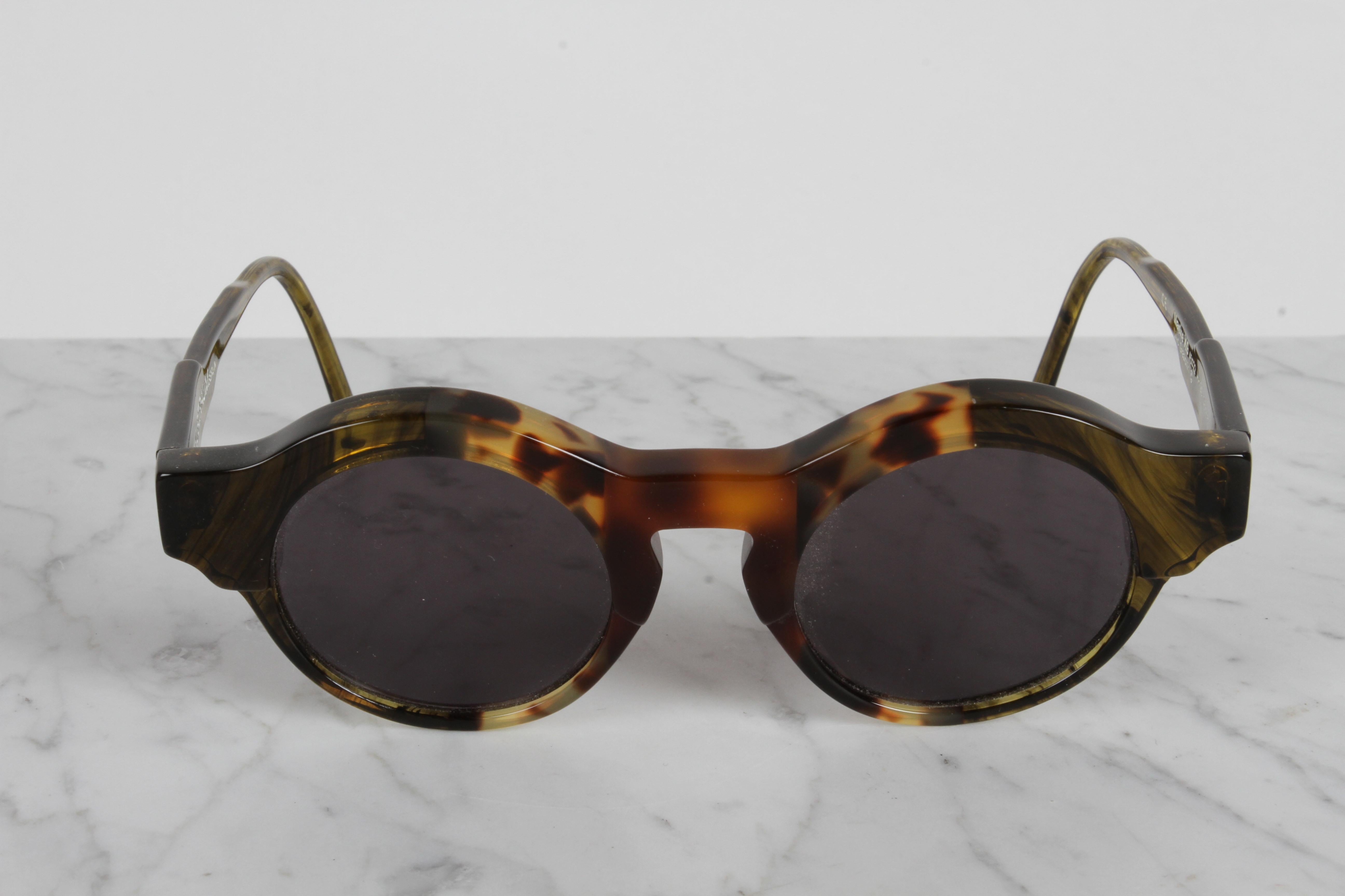 Kuboraum - Maske K9 HHGS - 145mm Handmade Tortoise Frame Sunglasses Gray Lenses For Sale 7