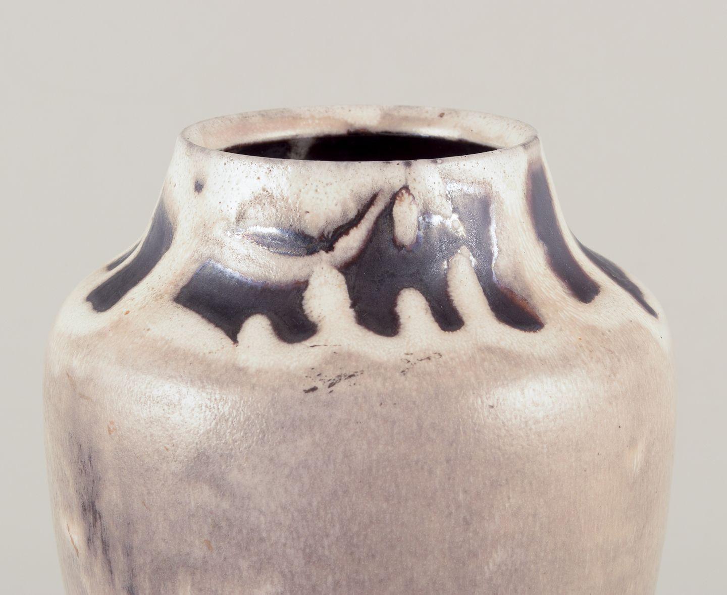 Tedesco Kuch Keramik, Germania. Grande vaso in ceramica con smalto fluttuante, anni '80 in vendita