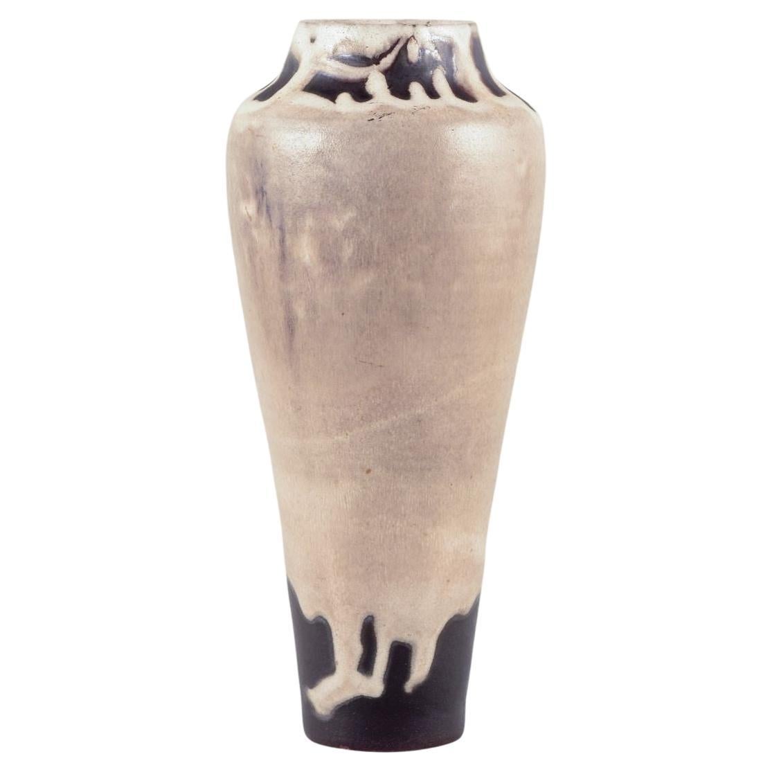 Kuch Keramik, Germania. Grande vaso in ceramica con smalto fluttuante, anni '80