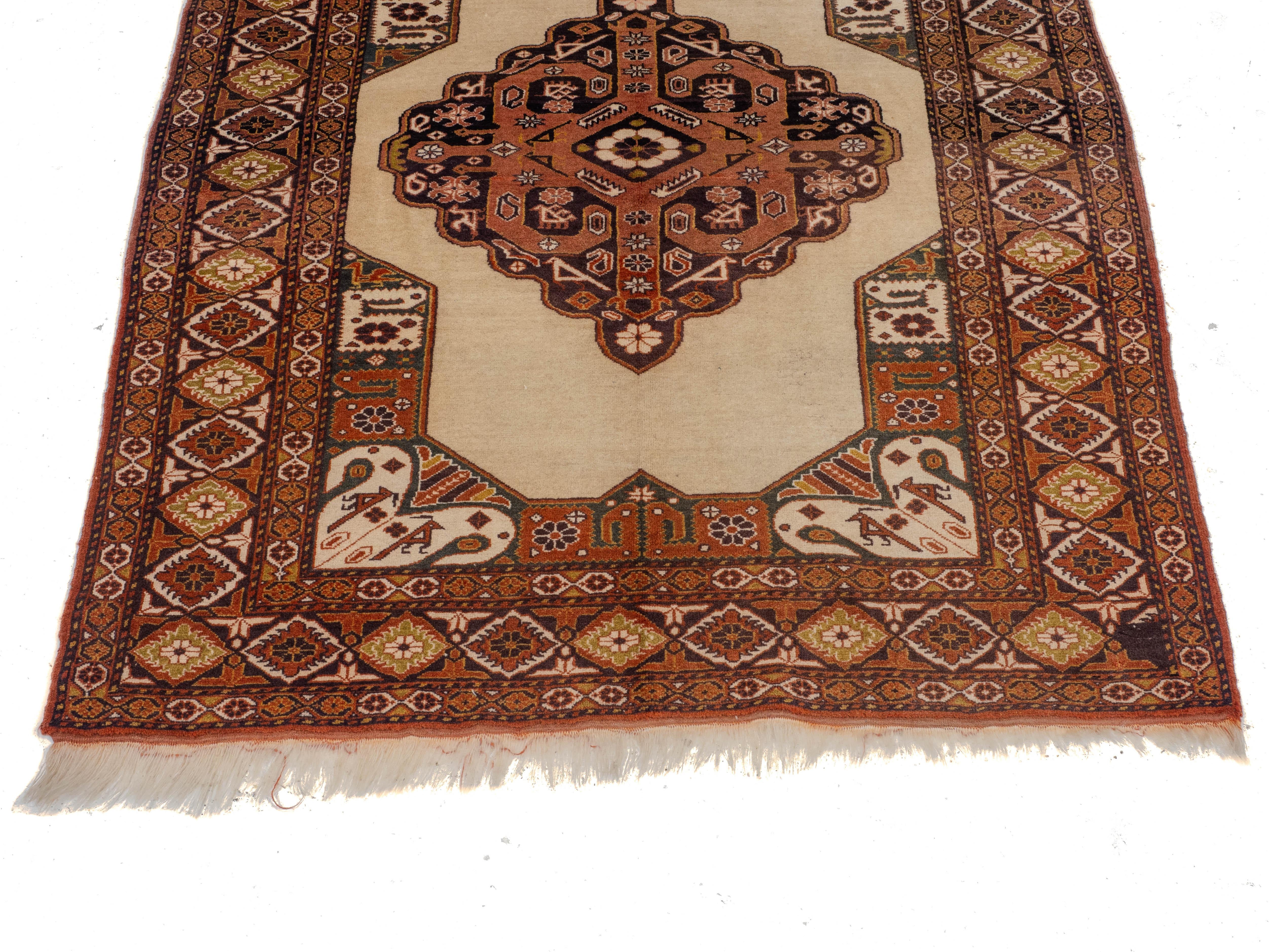 Kuchan Persischer handgewebter Teppich C1930 5'8