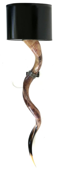 Kudu Antelope Horns Mounted as Sconces from South Africa, Late 20th Century
