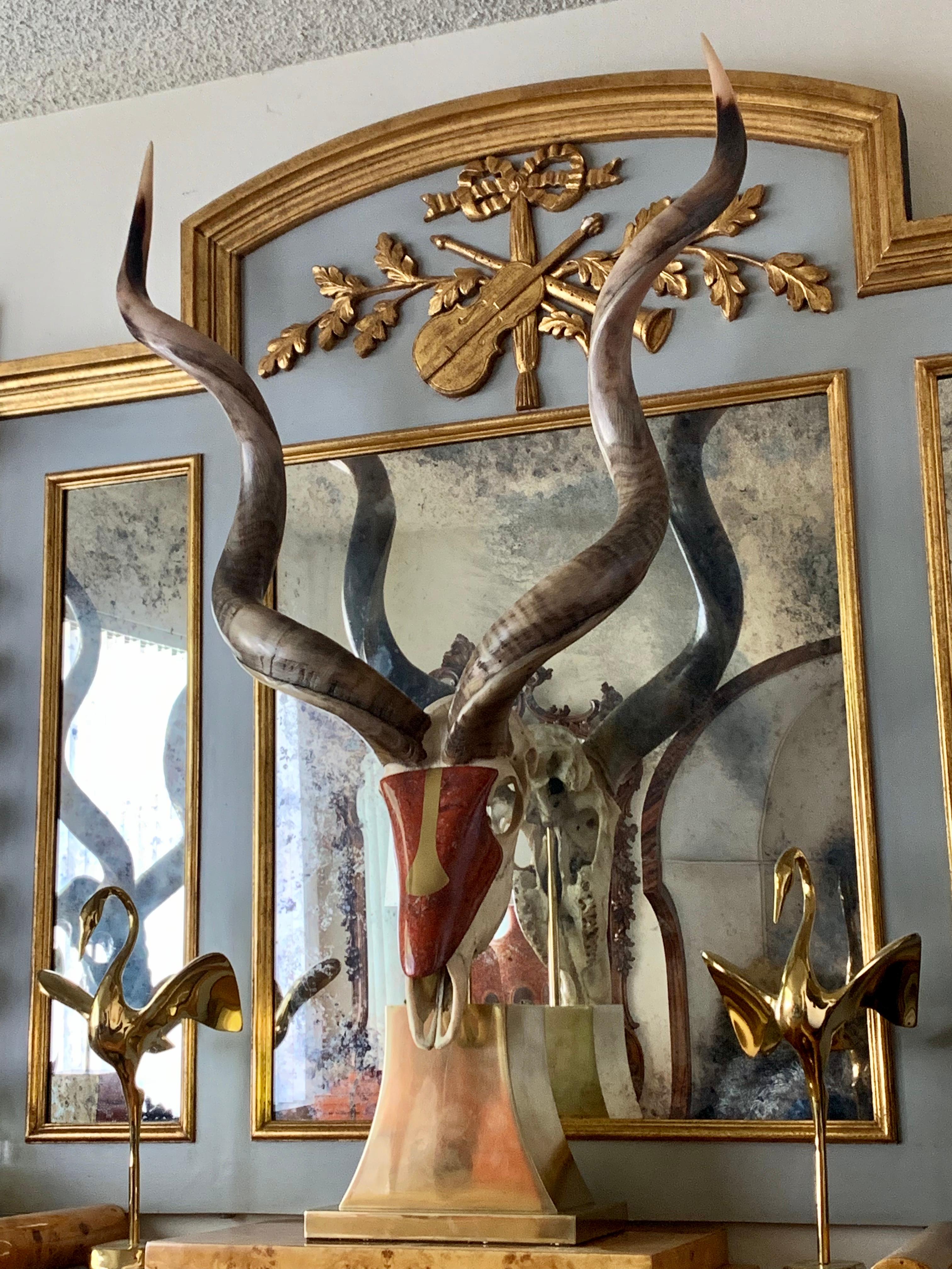 Kudu Skull Sculpture  1