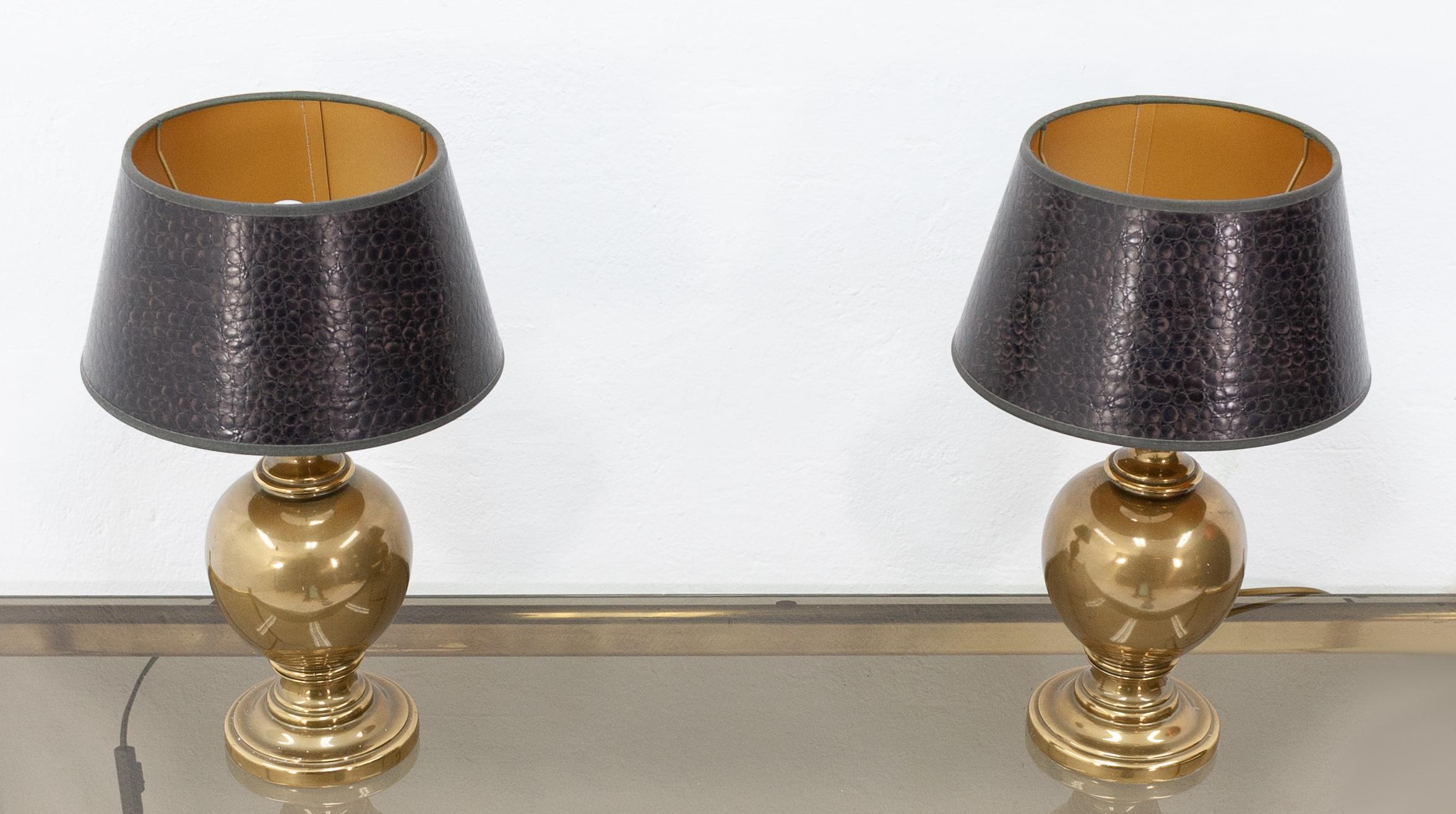 Late 20th Century Kuhlmann Table Lamps Germany, 1970s