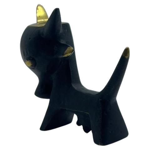 Kuhzahnstocherhalter von Walter Bosse, Herta Baller, Messing, 1950 ca. In condizioni buone in vendita a Wien, AT