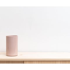Kula Winecooler & Vase in Dusky Pink Glazed Porcelain by Frau Caze