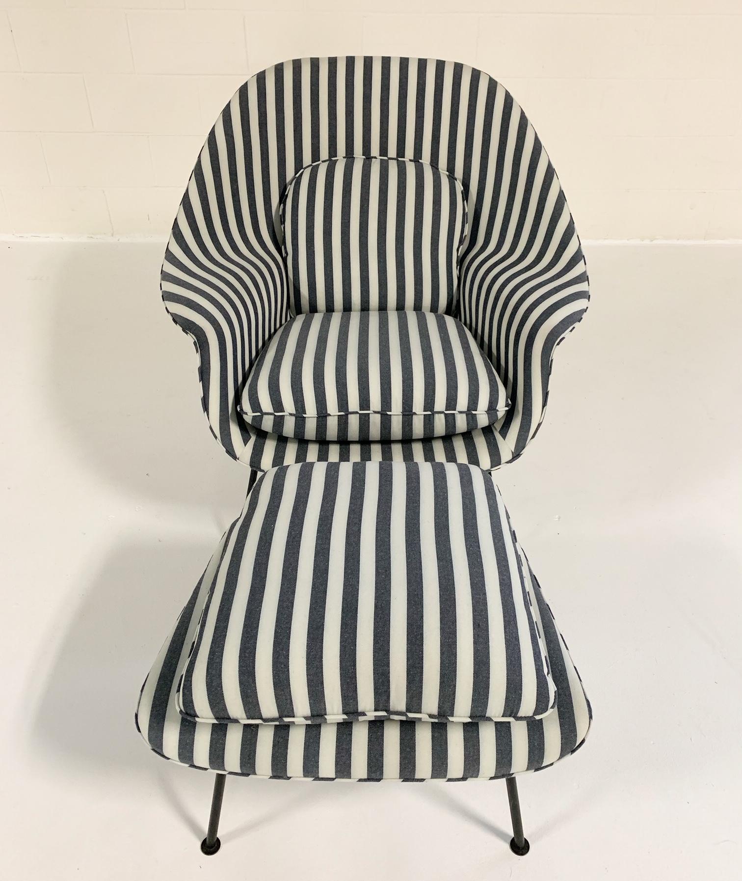Wool Kule x Forsyth Collection Eero Saarinen Womb Chair and Ottoman