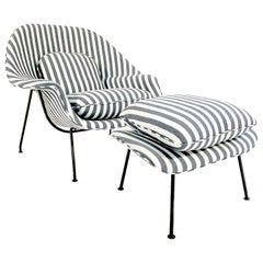 Kule x Forsyth Collection Eero Saarinen Womb Chair and Ottoman