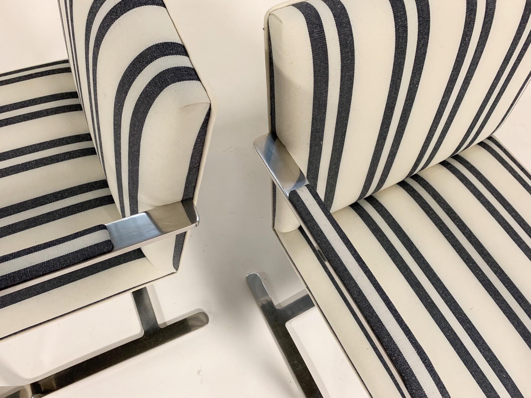 American KULE x Forsyth Collection Ludwig Mies van der Rohe Brno Chairs, Pair