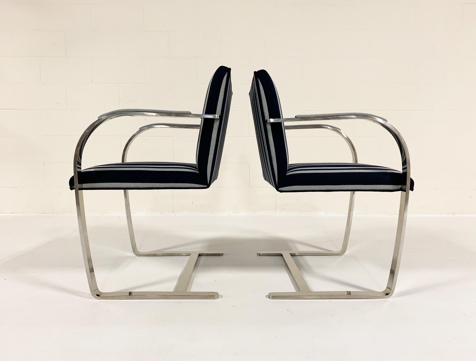 American Kule x Forsyth Collection Ludwig Mies van der Rohe Brno Chairs, Pair