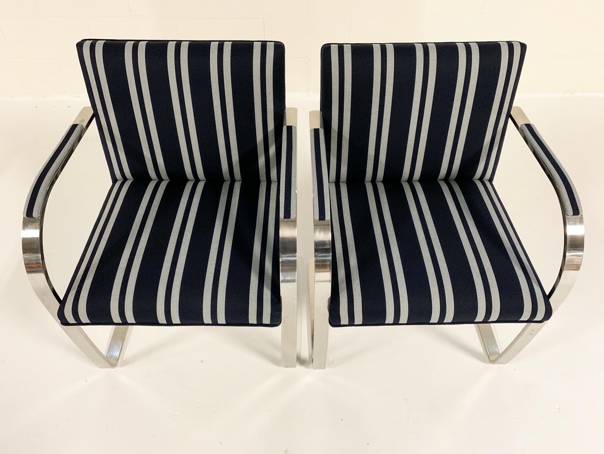 Kule x Forsyth Collection Ludwig Mies van der Rohe Brno Chairs, Pair In Excellent Condition In SAINT LOUIS, MO