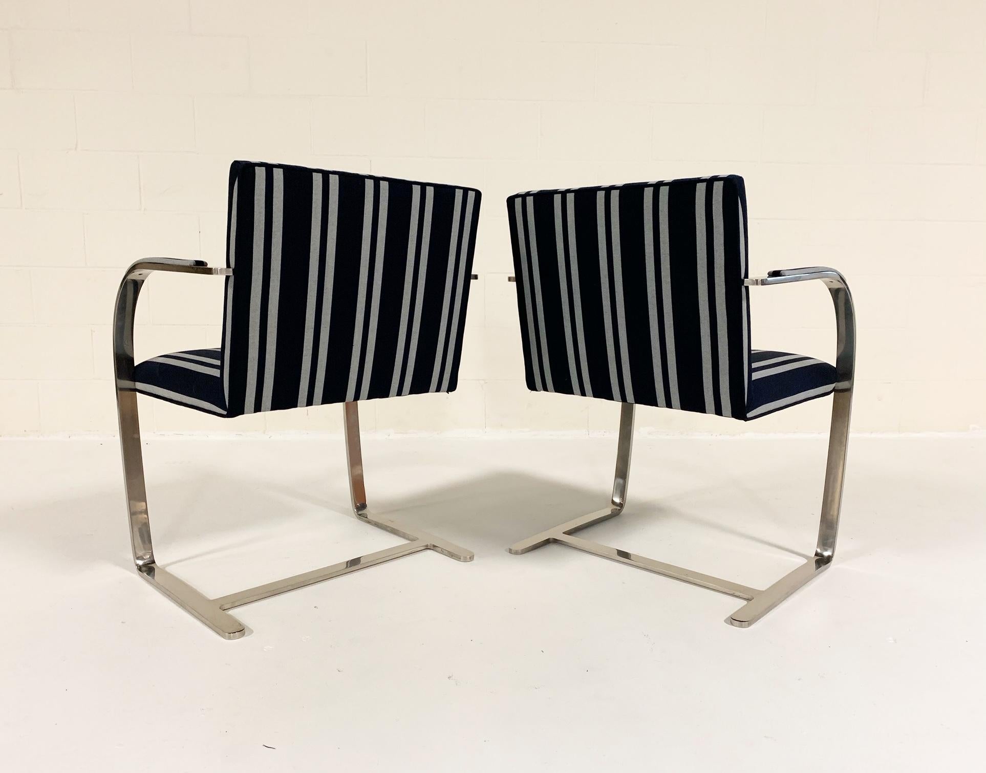 Kule x Forsyth Collection Ludwig Mies van der Rohe Brno Chairs, Pair 1