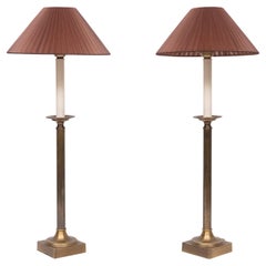 Kullmann lampen set Table lamps Bronze color 1970s Germany