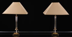 Kullmann Table Lamps Hollywood Regency Germany 1970s