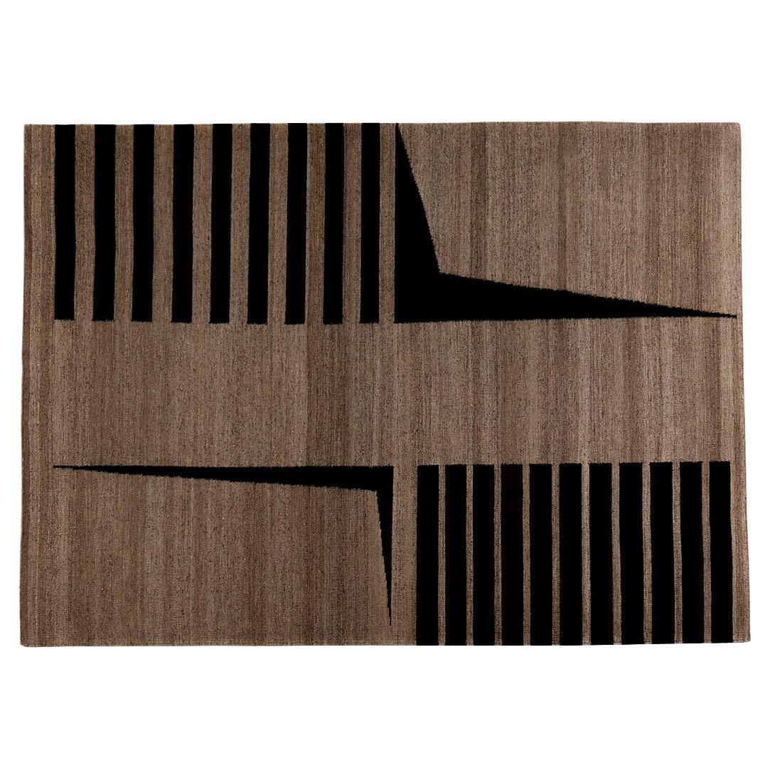 Handgeknüpfter Teppich „Kumbha“ aus nachhaltiger Wolle und Allo, 170 x 240 cm