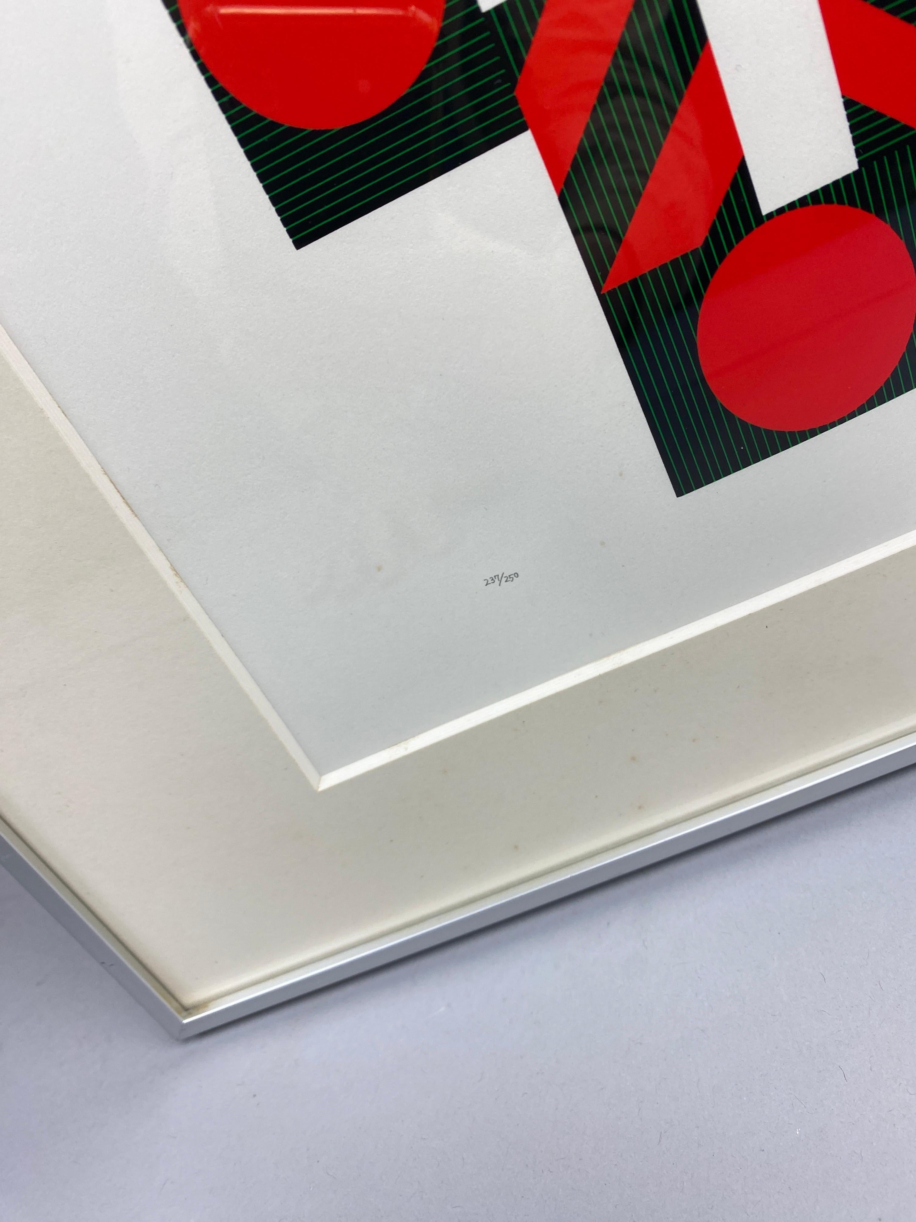 Kumi Sugaï, “Crossing 4”, 1978 — Signed & Numbered Silkscreen For Sale 6