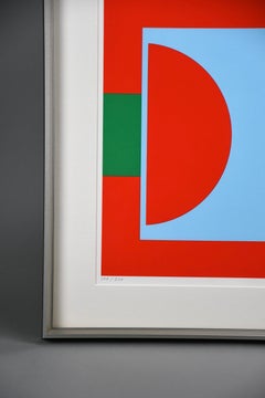 Kumi Sugaï “Festival A” — serigrafia in edizione limitata, firmata e numerata, anni ’70