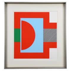 Kumi Sugaï “Festival A” — serigrafia in edizione limitata, firmata e numerata, anni ’70