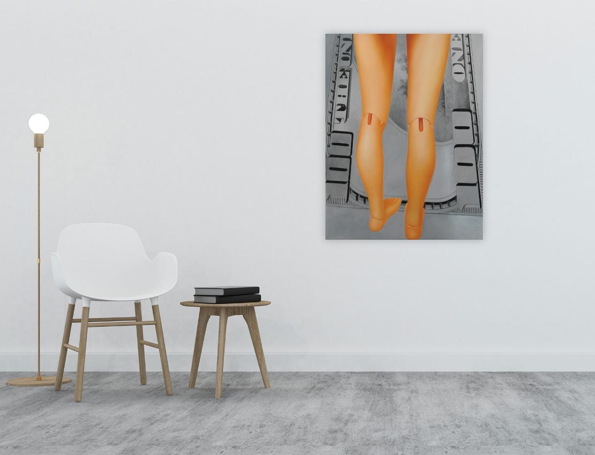 Naked Narratives - Contemporary Painting by KUMIKAHO OSHIMA