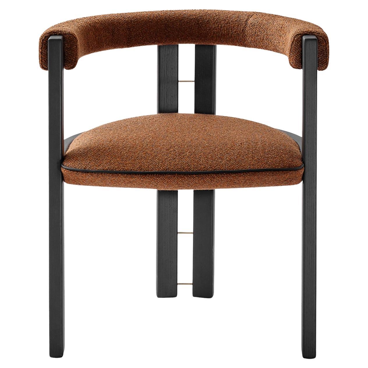 Kumiko Moka-Stained Ash Chair by Black Tie For Sale