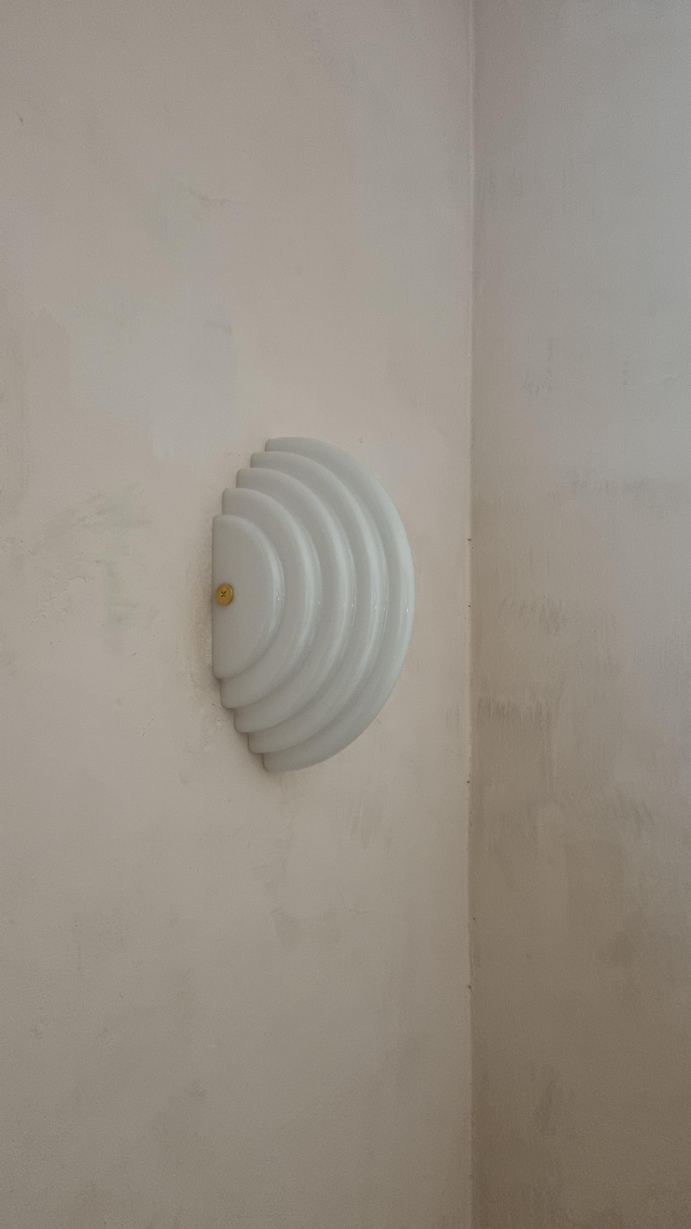 Italian Kumo 2 wall sconces designed by Kazuhide Takahama for Sirrah 1983
