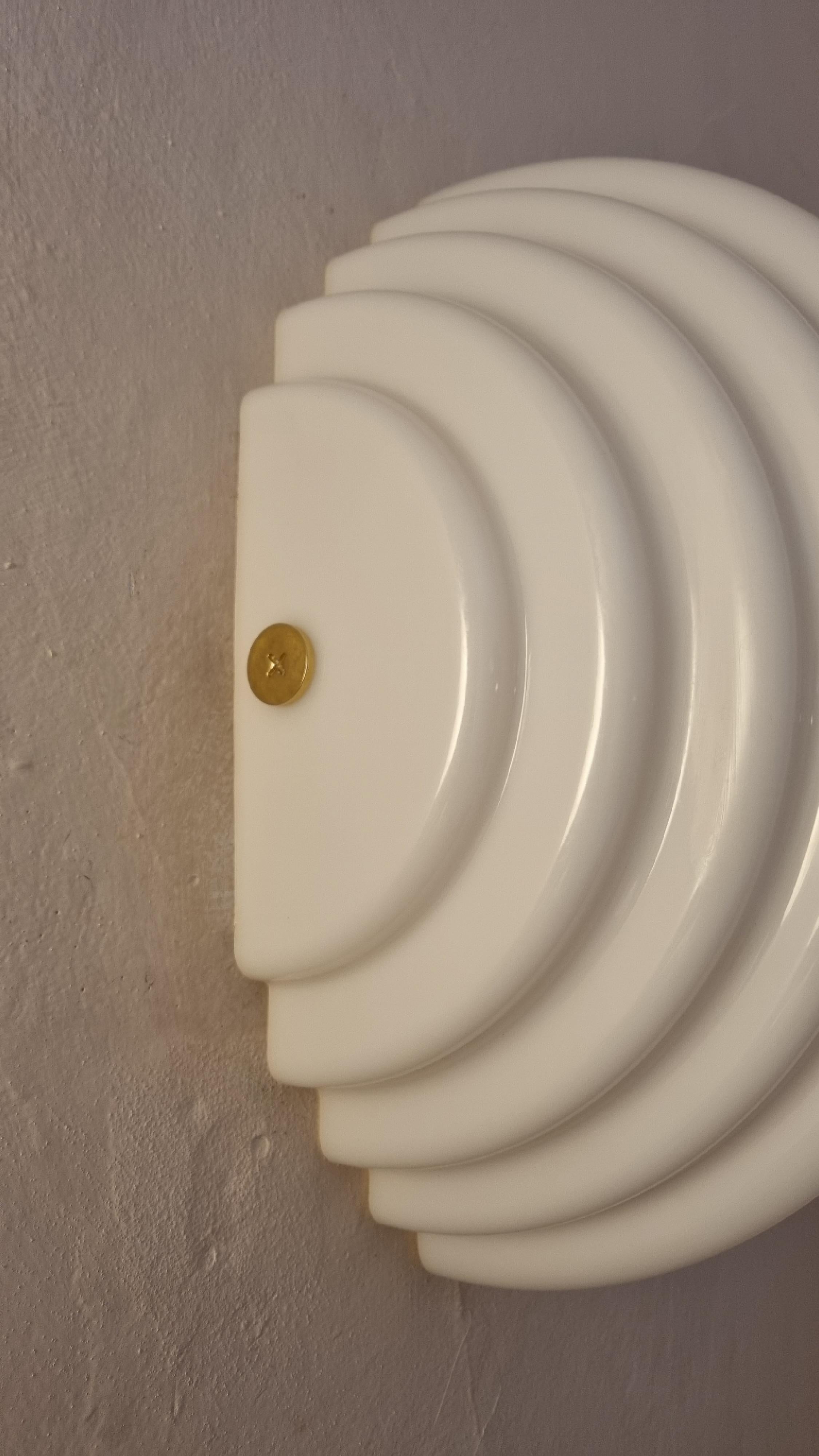 Late 20th Century Kumo 2 wall sconces designed by Kazuhide Takahama for Sirrah 1983