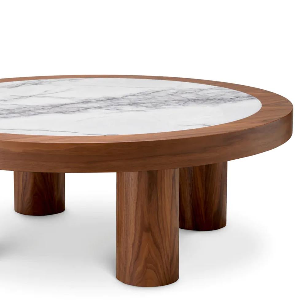Kumo Walnut Coffee Table In New Condition For Sale In Paris, FR