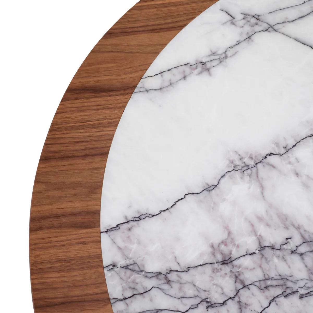 Contemporary Kumo Walnut Coffee Table For Sale