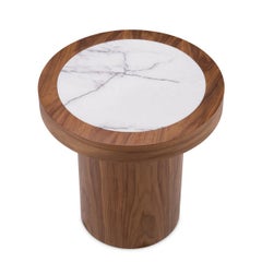 Kumo Walnut Side Table