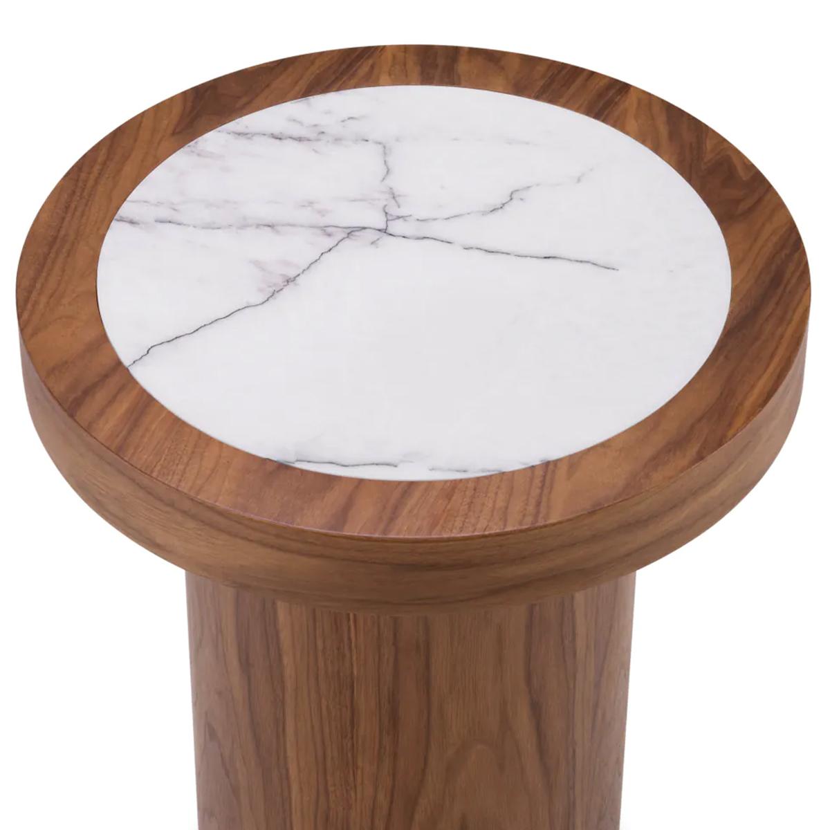 Kumo Walnut Side Table In New Condition For Sale In Paris, FR