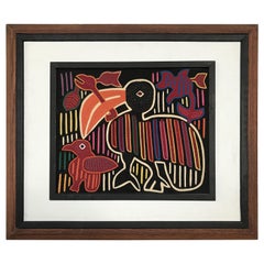 Vintage Kuna Mola Toucan Artwork