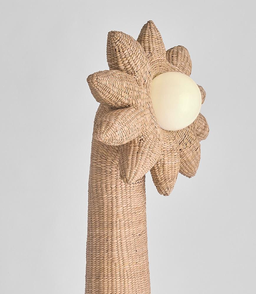 Mexicain Lampadaire Kuni en métal et fibre Chuspata par Joyful Objects Yes ! en vente
