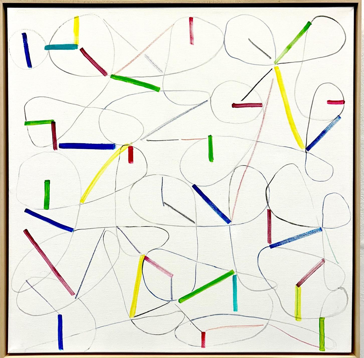Kunihiko Maehara Abstract Painting - Line Color Assembly I
