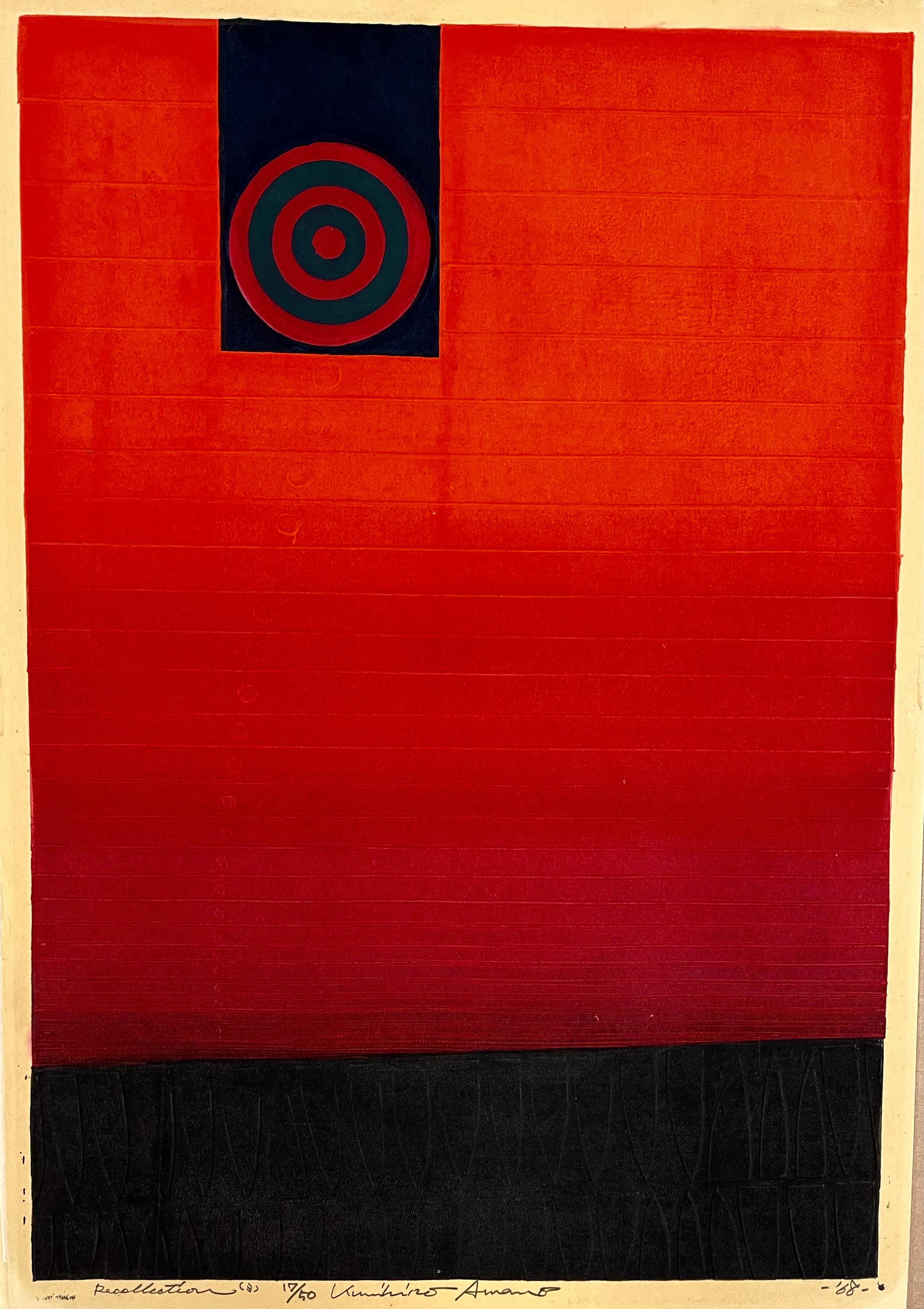 Abstract Print de Kunihiro Amano - RECOGIDA 3