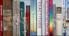 Book Collection Exactitude by Kuno Vollet - Hyperrealist, Contemporary Painting