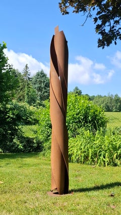 Axis mundi II by Kuno Vollet Contemporary steel sculpture