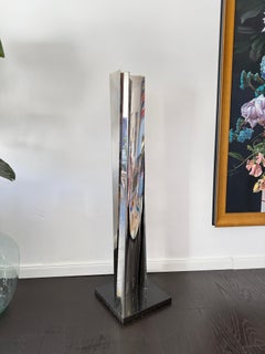 Large Balance by Kuno Vollet Contemporary rusted steel sculpture for In/Outdoors