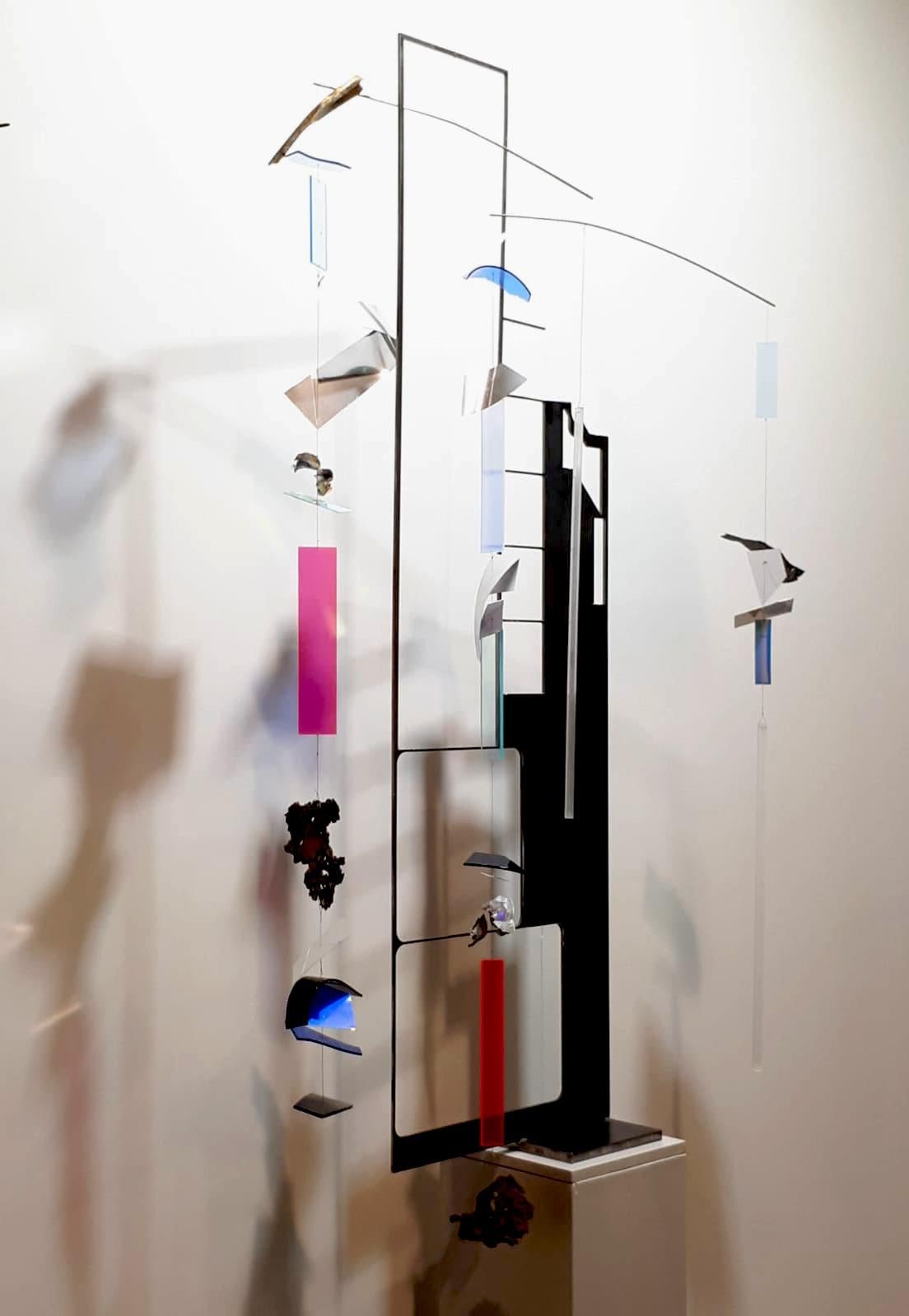 Movimientos móviles  de Kuno Vollet - Escultura contemporánea con partes móviles en venta 6