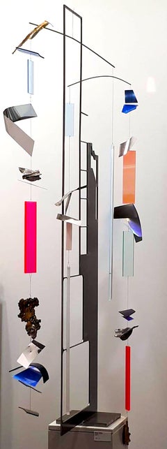 Mobile Movements  by Kuno Vollet - Contemporary sculpture with moving parts