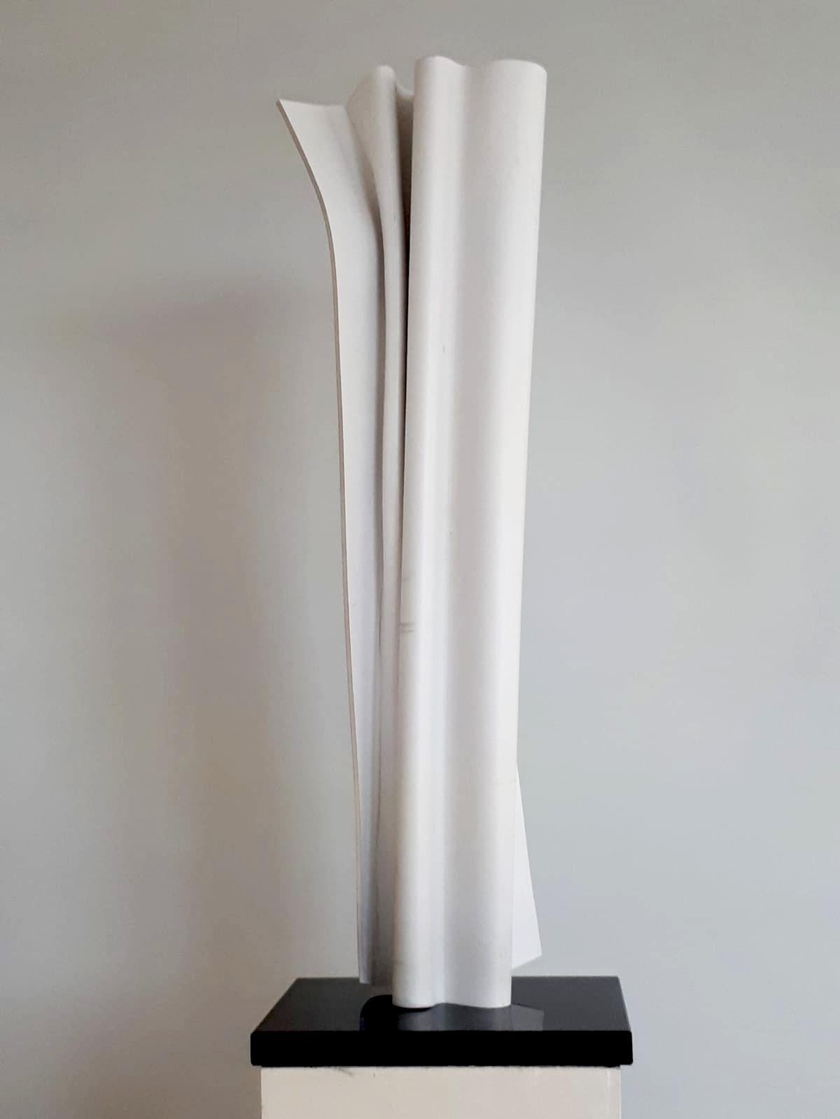 This beautiful large white sculpture can be used for indoor or outdoors. It is lacquered in a stunning white and makes for an elegant statement in any garden, lobby or private home.

Artist: Kuno Vollet
Size: 98 x 30 x 15 cm

About the