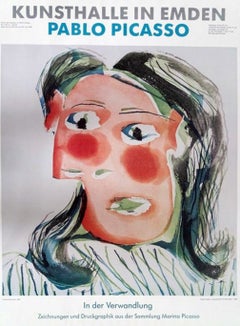 Kunsthalle in Emden Original Poster by Pablo Picasso, 1995