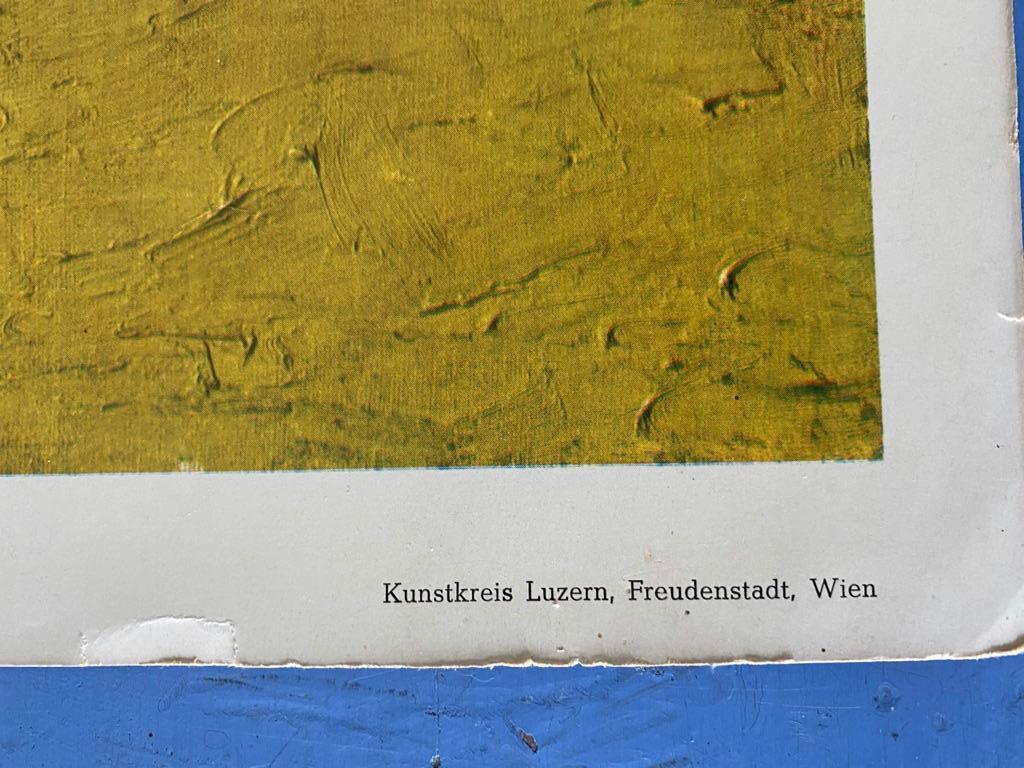 Kunstkreis Luzern, 1961, Print Sunflowers by Vincent van Gogh For Sale 1