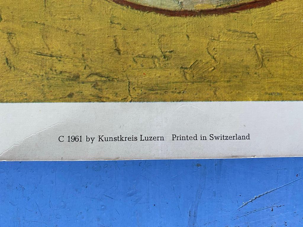 Swiss Kunstkreis Luzern, 1961, Print Sunflowers by Vincent van Gogh For Sale