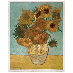 Vintage Kunstkreis Luzern, 1961, Print Sunflowers by Vincent van Gogh