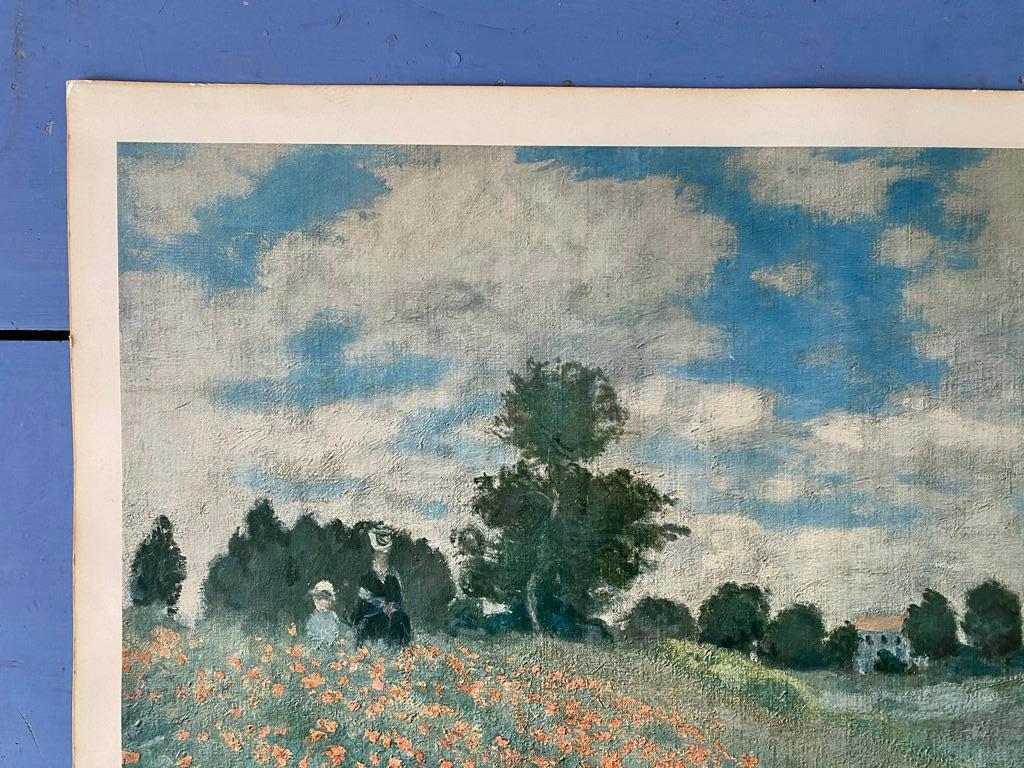 Swiss Kunstkreis Luzern, 1964, Print The Corn-Poppies by Claude Monet For Sale